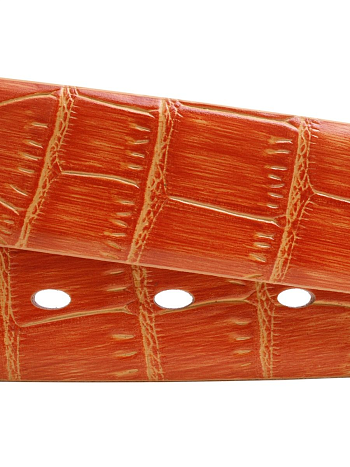 Ремень 35мм Mayer Orange/Croco