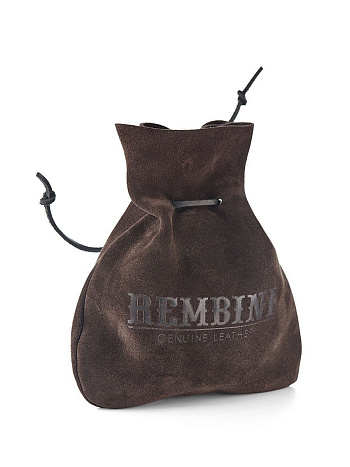 Кожаный мешочек №17